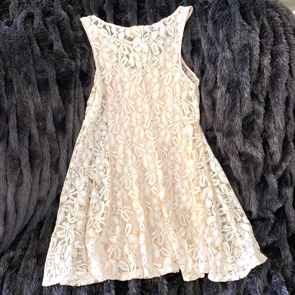 Free People Sleeveless Lace Overlay Dress - Picture 2 of 8